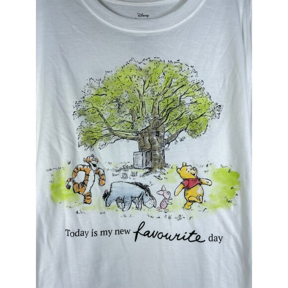 Disney Winnie The Pooh & Friends Womens Graphic T Shirt Eeyore Tigger Piglet XL - Picture 5 of 9